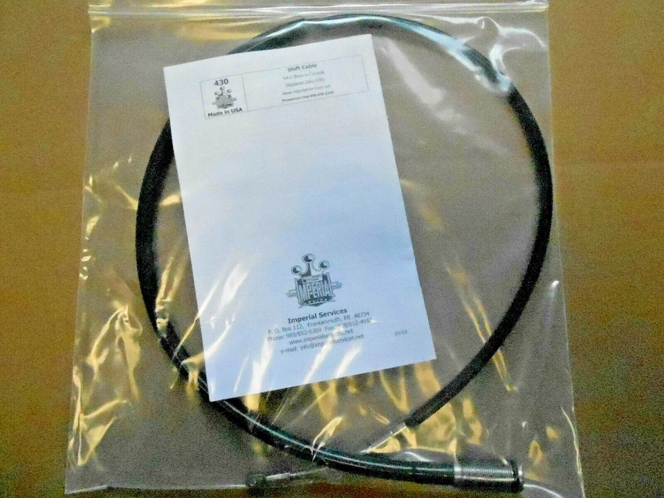 Fits 64 C-Body Chrysler 300 with Console  Shift Cable 1964 Torque Flite IS-430 - Image 1 of 1