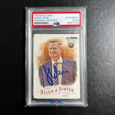 2016 Topps Allen and Ginter #160 Steve Kerr Signed Card AUTO 10 PSA Slabbed Warr
