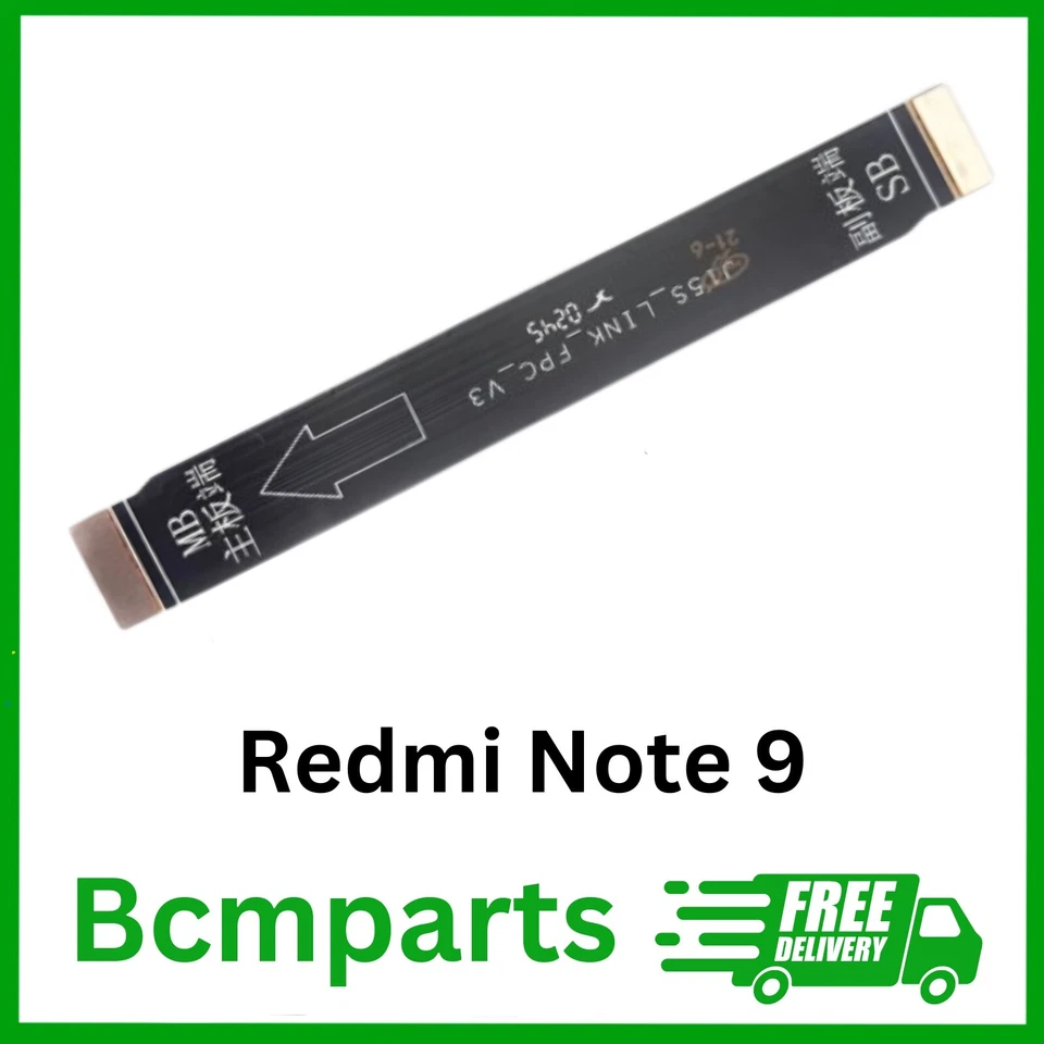 BCMPARTS For Xiaomi Redmi Note 9 Replacement Main Board Connection Flex Cable UK