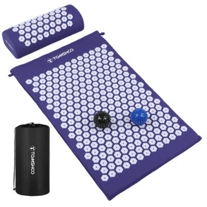 TOMSHOO Acupressure Mat Set Pillow Massage Set for Muscle Relaxation B2J9 - Picture 1 of 11
