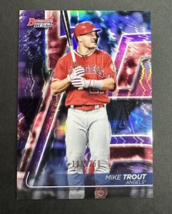 2020 Bowman’s Best Purple Refractors #2 Mike Trout PR: 108/250