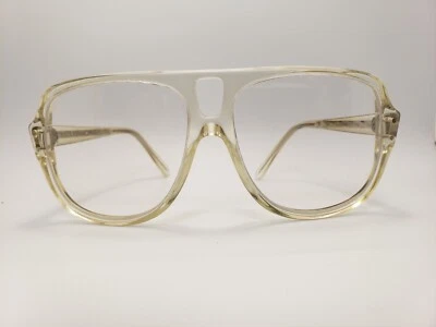 Gafas de aviador deportivas vintage Bausch & Lomb ACTION EYES marcos transparentes Canadá Foto 1 de 4