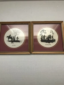 Cornwall by Manuscript Limited Framed Metal Silhouettes Drawn by J. Morgan Rare - Picture 1 of 4
