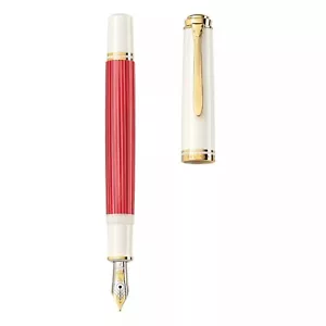 💥NEU💥PELIKAN M600 ROT WEISS SONDEREDITION 2023 FÜLLFEDERHALTER B 💥14k Gold💥 - Bild 1 von 24
