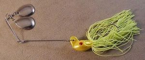 Muskie Fishing 3/4 oz DR Custom Spinnerbait With V Wire & Twin Colorado Blades - Picture 1 of 4