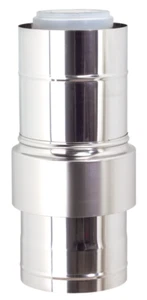 Sistema de pared exterior Rolux elemento de suministro de aire cono PP/acero inoxidable 80/125 - Imagen 1 de 1