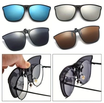 Surlunettes monture de lunettes clip sur monture de lunettes de soleil polarisée port de lunettes - Photo 1/4