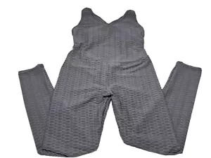 LA Society Womens Jumpsuit Sleeveless V-neck Stretch Open Back Size Large - Picture 1 of 12