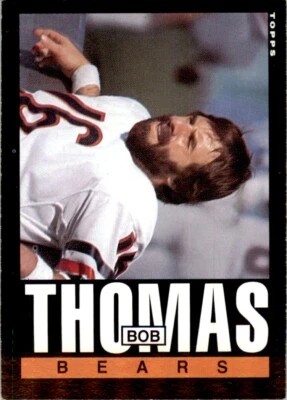 1985 TOPPS; BOB THOMAS CHICAGO BEARS #36 - Image 1 of 2