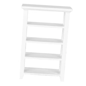 Miniature Furniture Model Wooden 4 Layers Shelf Display Rack for 1:12 Doll House - Picture 1 of 12