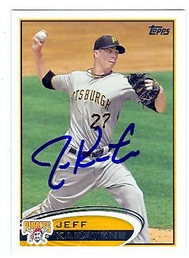 Jeff Karstens autographed baseball card (Pittsburgh Pirates) 2012 Topps #71 - Image 1 of 1