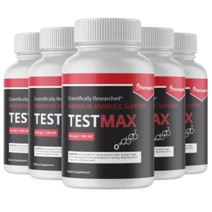 TestMax - Extreme Anabolic Activator - Testosterone Booster - 5 Bottles - Picture 1 of 6