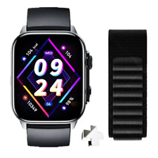 Reloj inteligente 2024 HK9 PRO serie 9 2.0" AMOLED pantalla infinita brújula negro