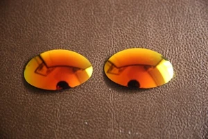 PolarLens POLARIZED Fire Red Replacement Lens for-Oakley Eye Jacket sunglasses