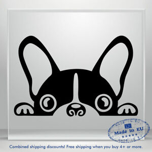 French Bulldog Decal Sticker Cute Fun Frenchie Dog Car Window Vinyl Bouledogue