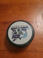 Nice Vintage Indianapolis Ice Hockey Puck. International Hockey League. IHL