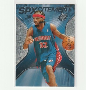 Richard Hamilton 2196/2999 Upper Deck SPXcitement 2006 2007 Detroit Pistons