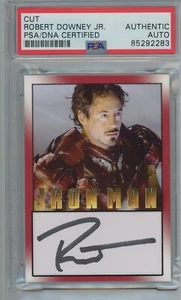 Robert Downey Jr Ironman Iron Man PSA/DNA Firmato Autografato Trading Card B - Foto 1 di 1