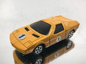 LINTOY MADE IN HONG KONG BMW TURBO #1 - WIND UP -YELLOW 1:45 ex rare- GOOD - 328 - Bild 1 von 7