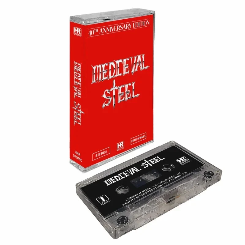 MEDIEVAL STEEL heavy metal cassette tape manilla road sodom running wild omen - Image 1 of 1