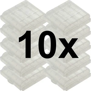 10 x scatola portaoggetti per batteria AAA/AAA scatola batteria carino micro scatola batteria - Foto 1 di 5