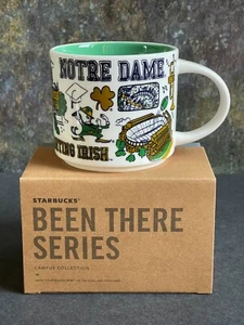 NOTRE DAME University 14oz Starbucks BEEN THERE Series Ceramic Mug LIMITED ED. - Picture 1 of 11