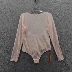 Body tejido Reformation NYC Ballet Winnie grande rosa mujer manga larga nuevo con etiquetas - Imagen 1 de 14