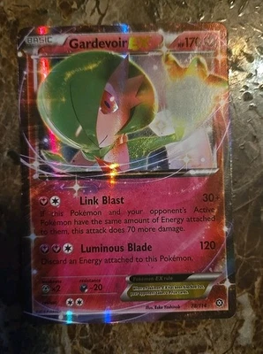Pokémon TCG Gardevoir EX 78/114 XY Steam Siege Ultra Rare Holo 2016 - Image 1 of 2