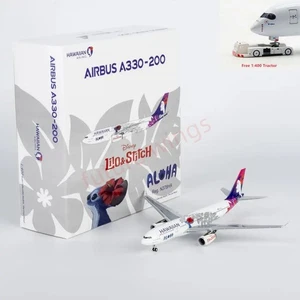 Modelos 1:400 NG NG61105 Hawaiian Airlines A330-200 N378HA Lilo & Stitch+Tractor - Imagen 1 de 12