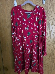 Children's Place Girls Christmas Printed Dress, size xxl - Picture 1 of 1