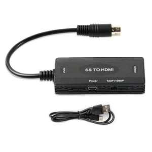 Portable HDMI Adapter SS To HD 1080P For Sega Saturn Console TV Game Accessories - Picture 1 of 10
