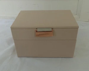 2 x Stackers Blush Pink Small Jewellery Boxes - Picture 1 of 7