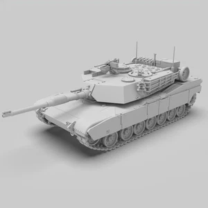 3D Printed 1/72 US M1A1 Abrams main battle tank Unpainted - Picture 1 of 6