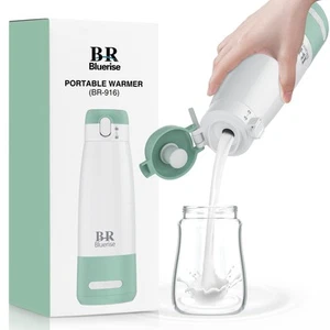 Portable Milk Warmer for Travel – Dual Heating Modes for Breast Milk & Water,... - Picture 1 of 9