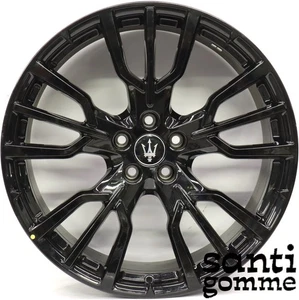 4 Llantas Maserati Grecale 20" Negro Brillante Originales 670171180 670167100 - Imagen 1 de 5