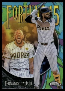 2025 Topps Chrome FERNANDO TATIS JR. FORTUNE 15 #F15-3 SAN DIEGO PADRES - Picture 1 of 2