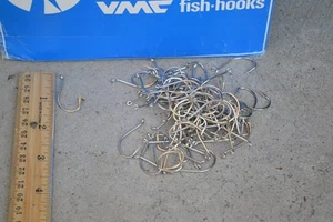 Bolsa de 100 nuevos anzuelos de pescado VMC tamaño 3/0 níquel acero al carbono pulpo Walleye 9299 - Imagen 1 de 1