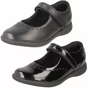 CHCRAFT = Zapatos formales/escolares elegantes para niñas Clarks grabados artesanales - Imagen 1 de 20