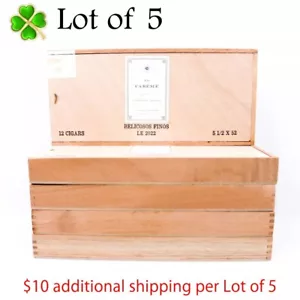 "Menge 5 Le Careme Belicosos Finos LE 2022 Holzzigarrenbox 11,75"" x 5,5"" x 1,25" - Bild 1 von 12