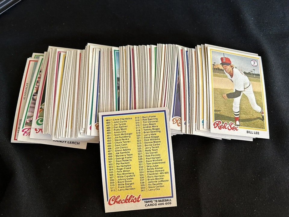 Lote de 100 tarjetas de béisbol Topps 1978 diferentes Ex Foto 1 de 1
