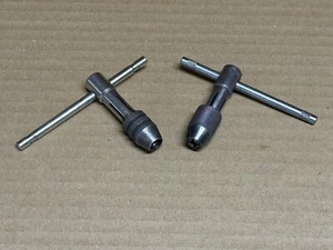 Vintage kleine Maschine Gewindebohrer Griffe Wells Tool Co. 3/16”-1/4” - Bild 1 von 1