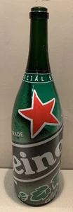 Huge 18.5 Inch Special Release 3 Quart HEINEKEN BOTTLE Green Glass - Picture 1 of 7