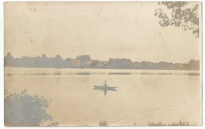 Postal Lake View, MI Michigan 1909 RPPC, Tamarack Lake View - Imagen 1 de 2