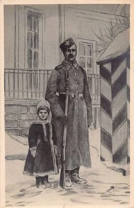 Russia - The Tsarevich with a guard of the Royal Palace - Publ. Anti Bolshevik - Picture 1 of 2