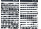 MECANORMA Transfer Lettering Sheet A3, Letraset, #628 PERMANENT HEADLINE 15mm 