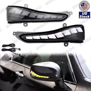 LED Mirror Sequential Signal Light & Fog Light For Infiniti Q50 Q60 2014-2021 QX - Picture 1 of 9