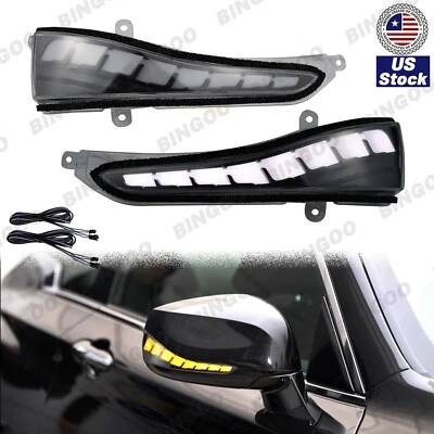 LED Side Mirror Sequential Turn Signal Light For Infiniti Q50 Q60 2014-2021 QX - Image 1 of 4