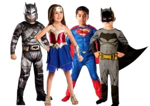 Child BATMAN V SUPERMAN Dawn of Justice Wonder Woman Kids Fancy Dress Costume - Picture 1 of 5