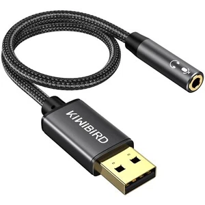 Adaptateur USB Audio vers Jack 35mm Prise Jack USB Casque et Microphone TRRS ... - Photo 1/6