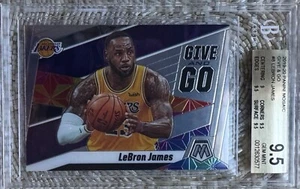 2019-20 PANINI MOSAIC GIVE & GO LEBRON JAMES BGS 9.5 - Picture 1 of 2